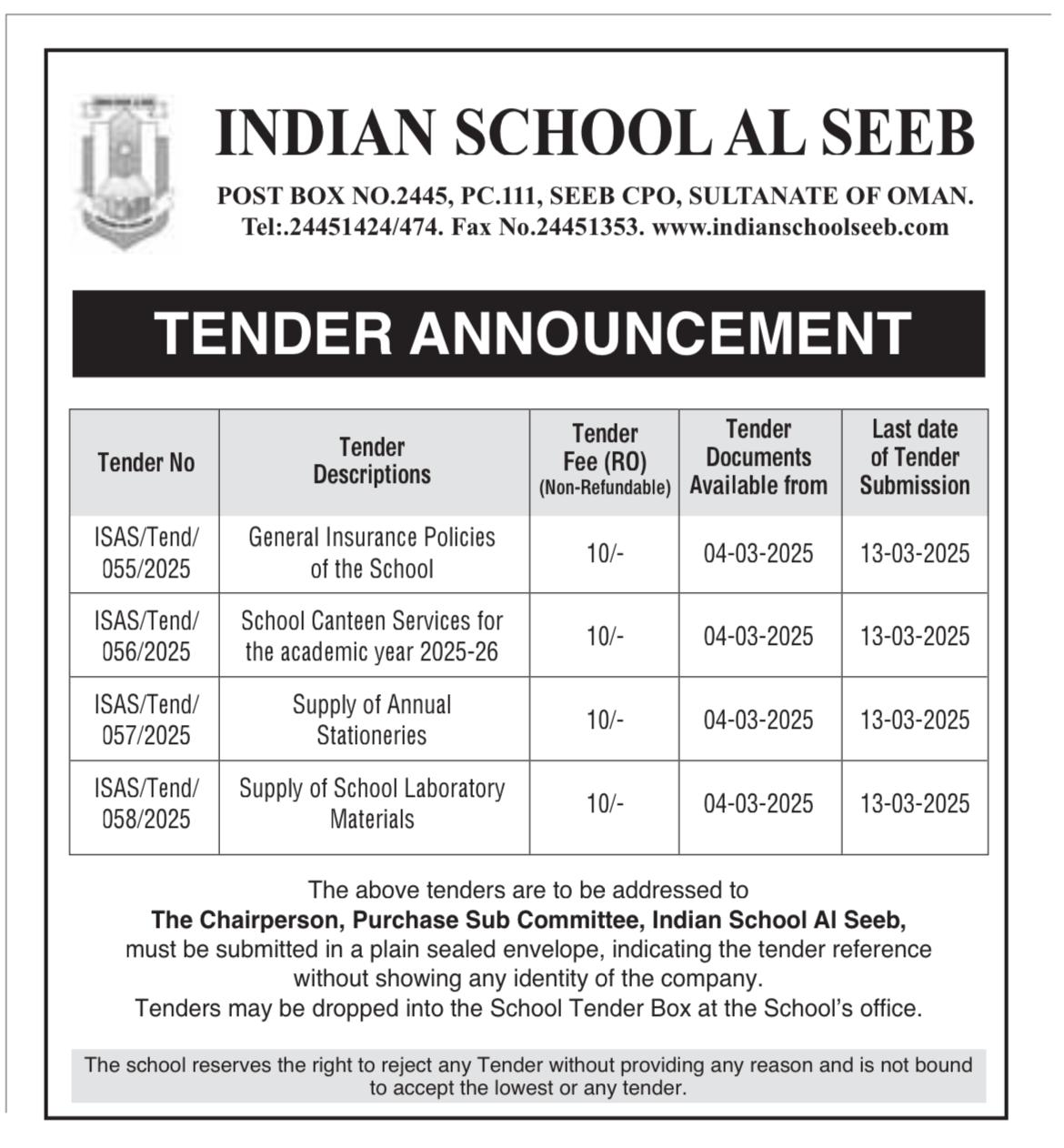 Tender Announcement Mar_2025