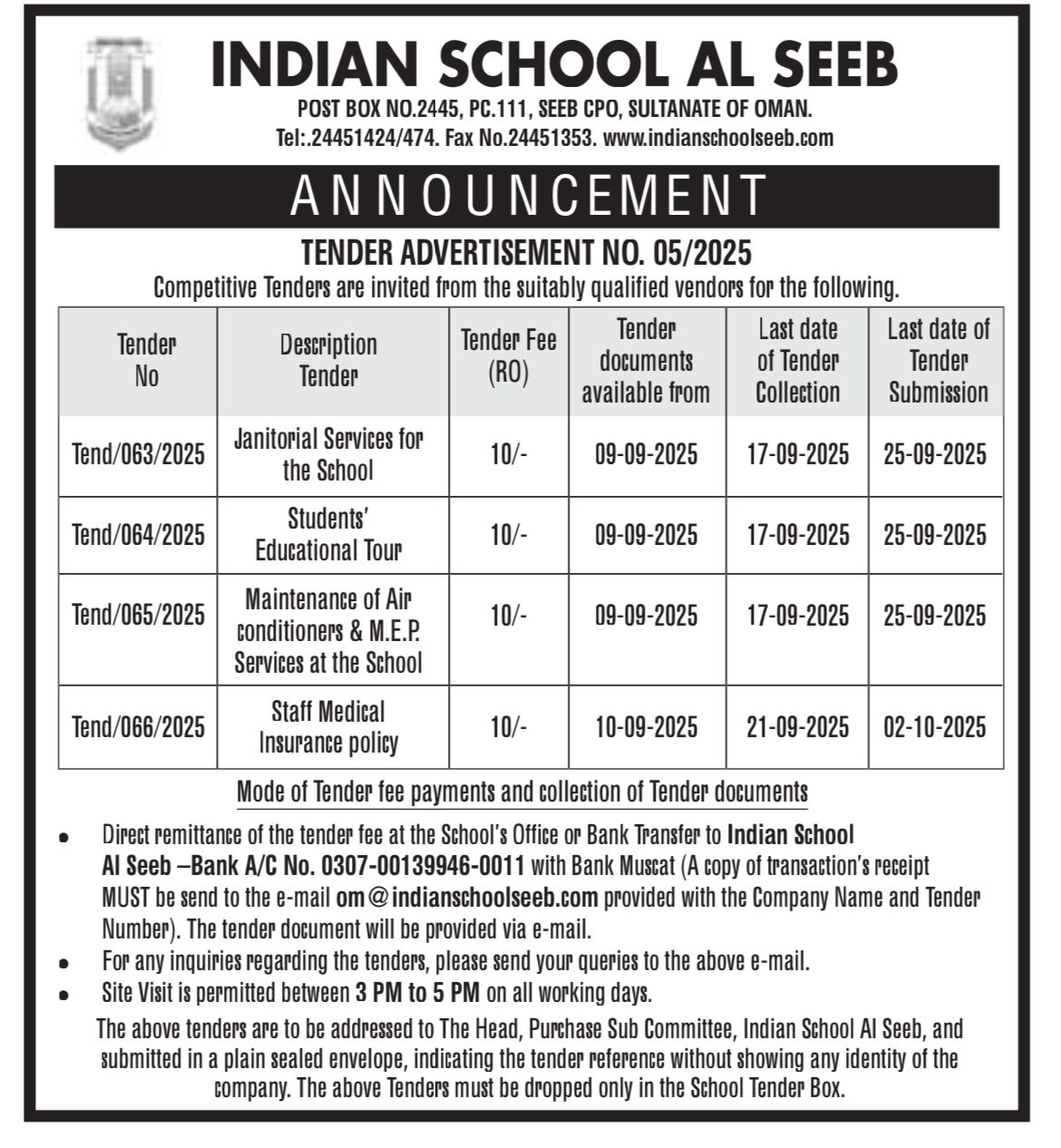 News paper Advy- 063-066- Dtd 9.9.25